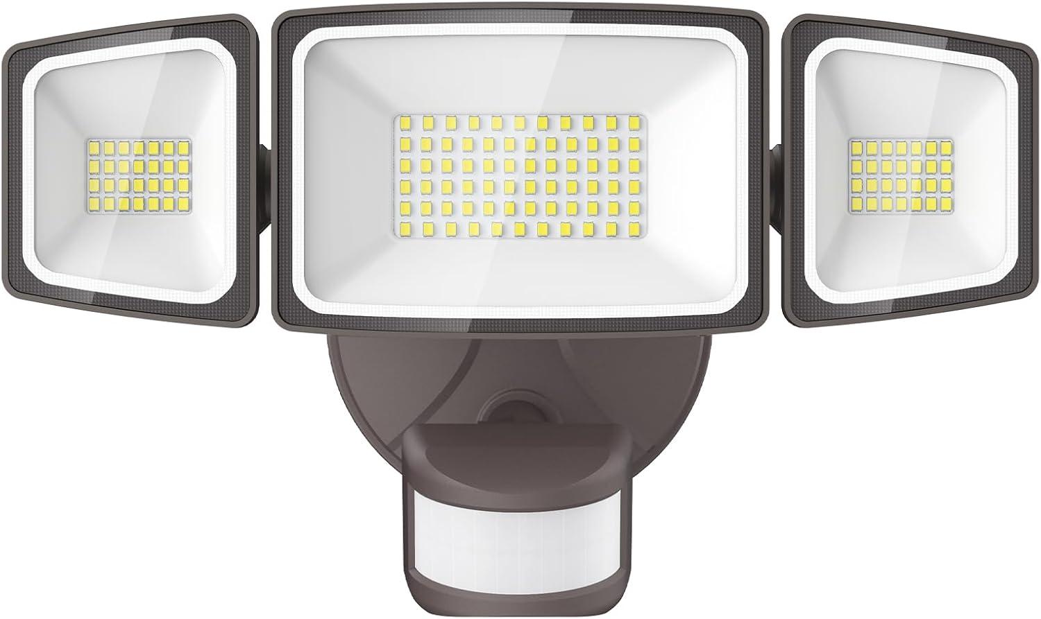 Brown 65W LED Motion Sensor Security Flood Light