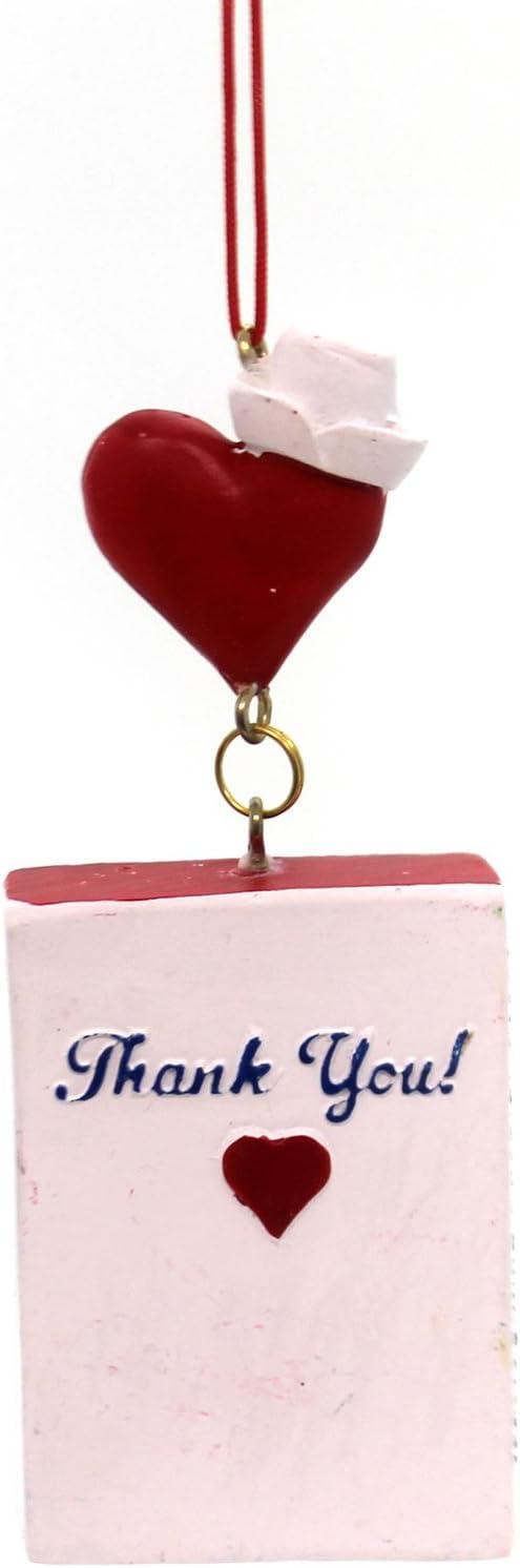 "NURSES MAKE IT BETTER" BANDAGE BOX WITH HEART NURSE ORNAMENT FOR PERSONALIZATION - J1496