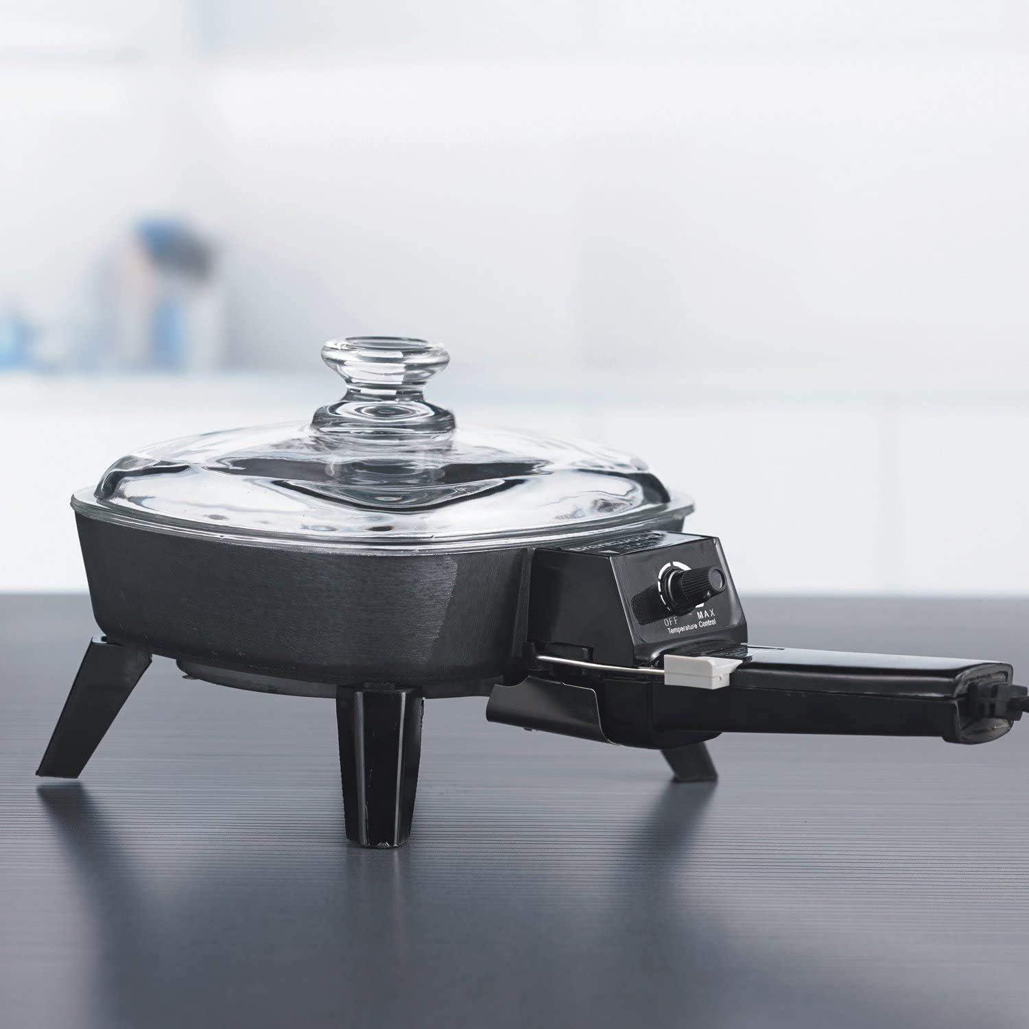 Brentwood Appliances Brentwood Appliances 6'' Non Stick Electric Skillet with Glass Lid