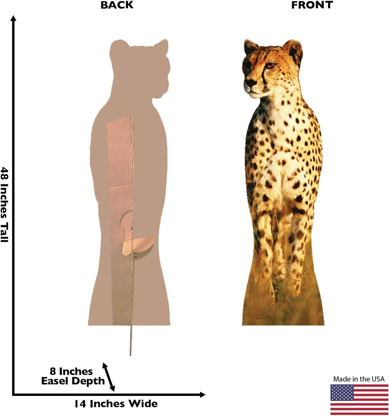 Life-Size Cheetah Cardboard Stand-Up Cutout