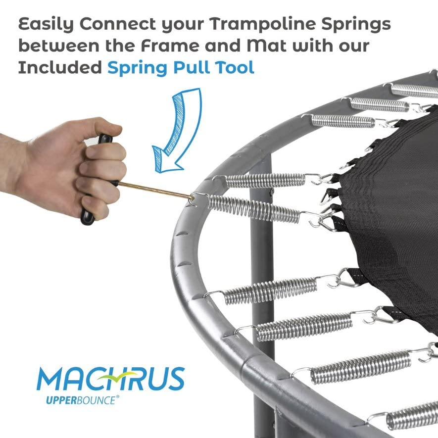 Upper Bounce Machrus Upper Bounce Premium Quality Heavy-Duty Galvanized Steel Trampoline Springs (Set of 15)