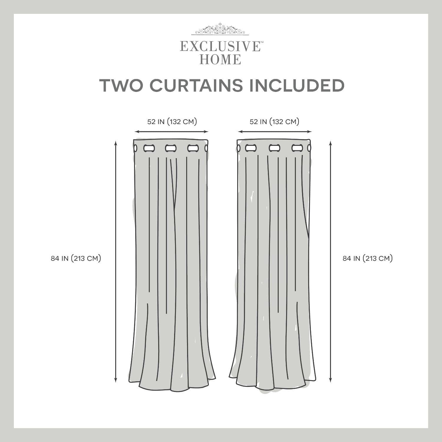 Amalgamated Textiles Polyester Curtain Pair