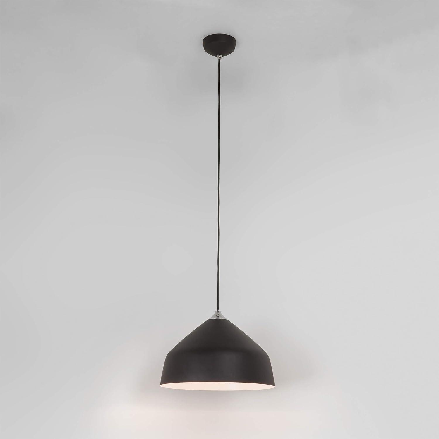 Astro Modern Matt Black Cone Pendant Light 81"x11.81"