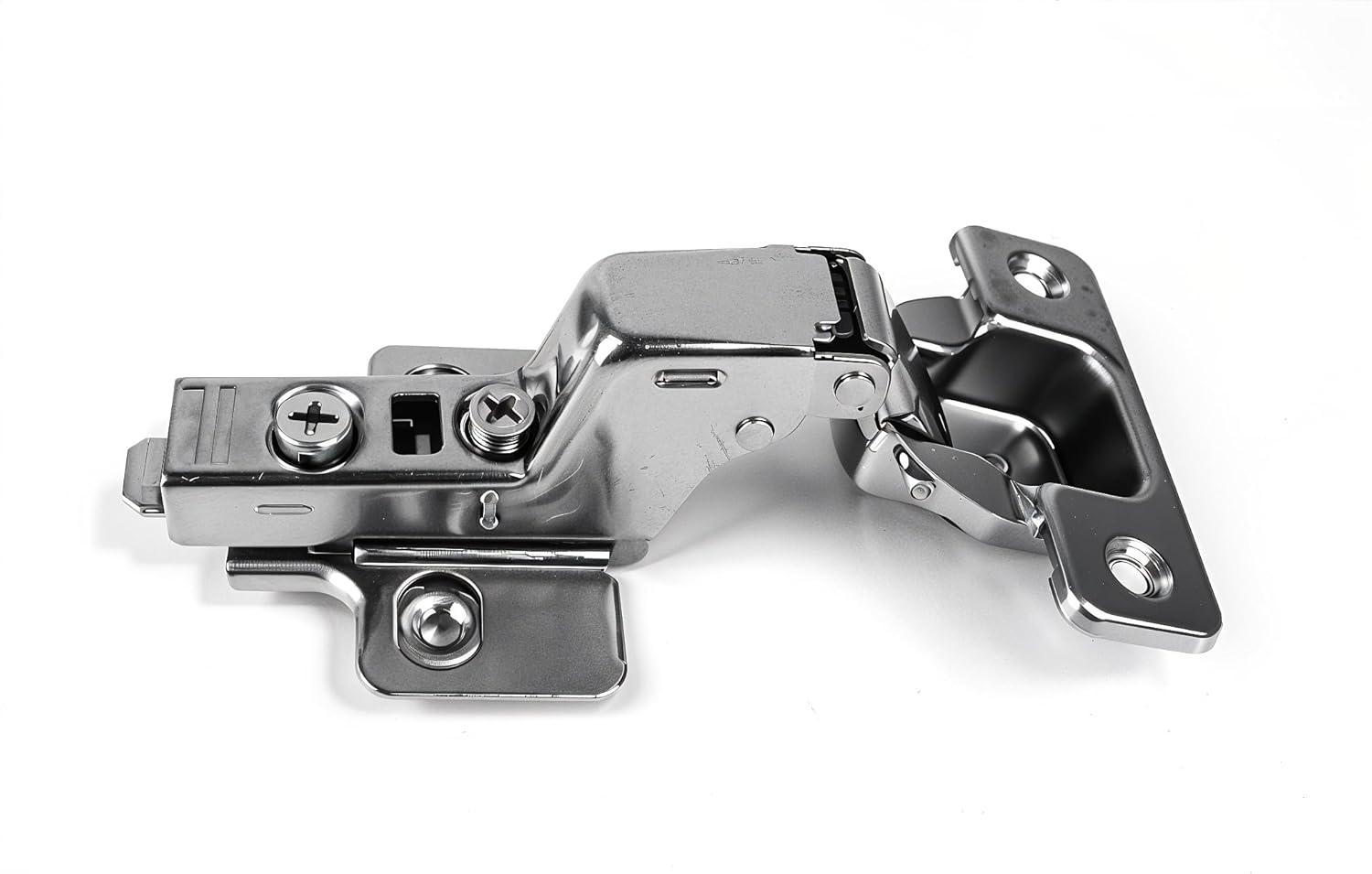 Berta 110 Degree Inset Soft Close Frameless Concealed Overlay Hinge (Set of 10)