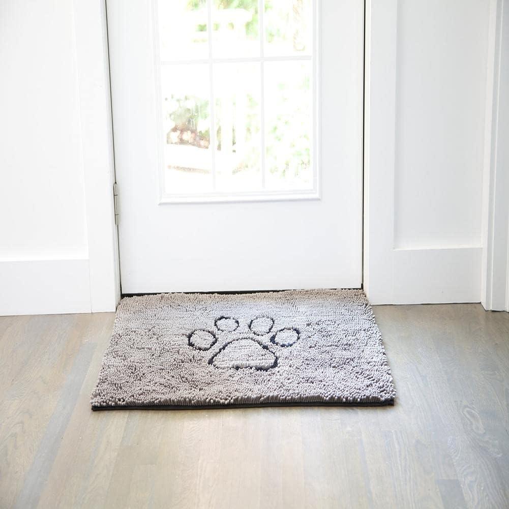 DGS Pet Products Dirty Dog Door Mat Large Grey 35" x 26" x 2"