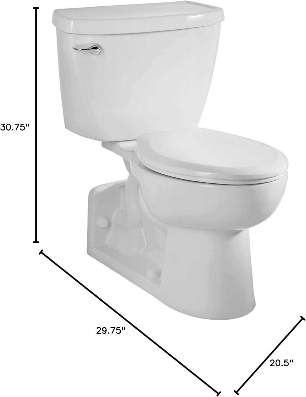 American Standard Yorkville 1.6 Gallons GPF Elongated Comfort Height Floor Mounted Kit (Seat Not Included)