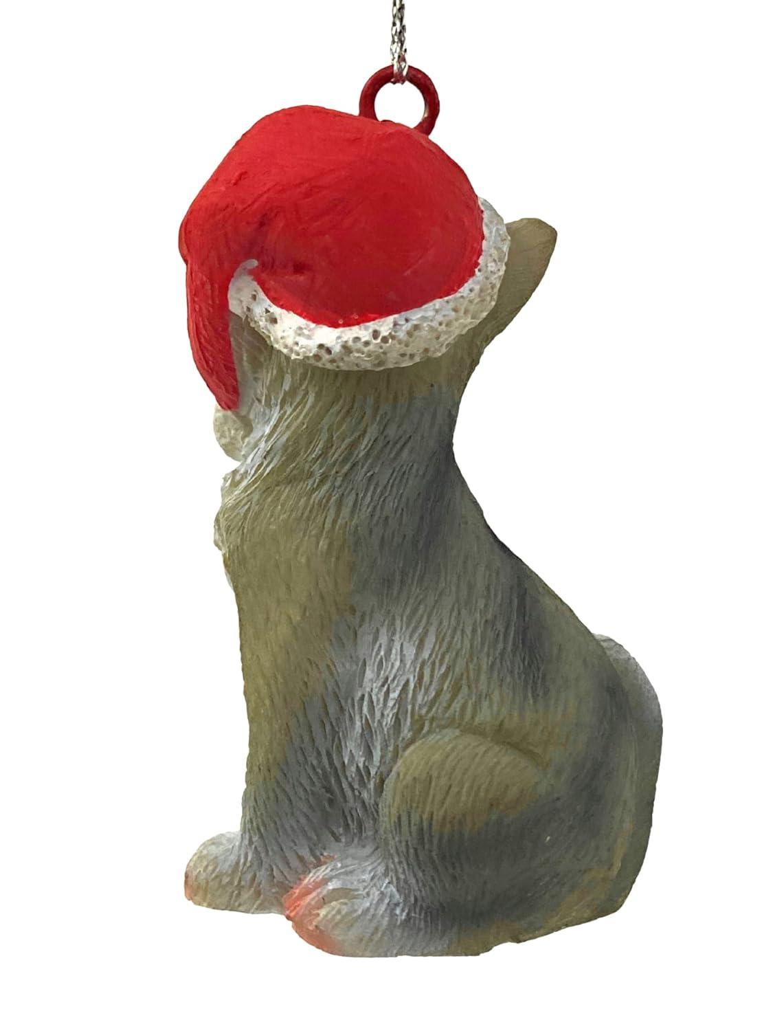 Charlton Home® Santa Cat Ornament