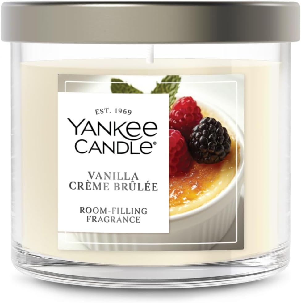 YANKEE CANDLE Signature Vanilla Crème Brulée Scented Candle