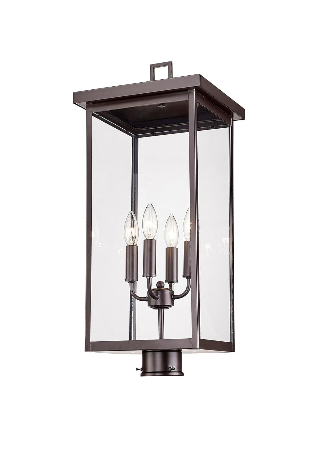 Millennium Lighting Barkeley 4 Light 26.13" Tall Outdoor Single Head Post Light