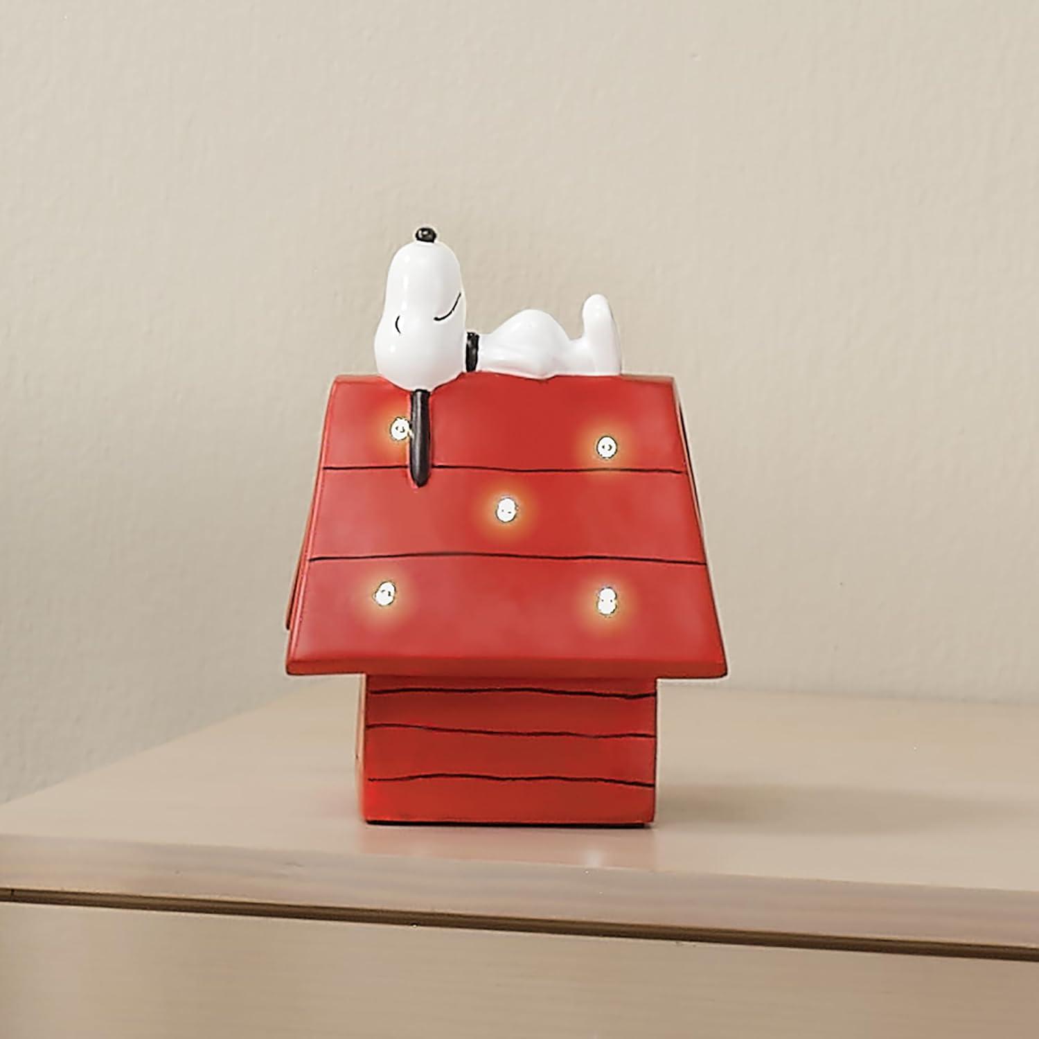 Bedtime Originals Snoopy Dog House Sculpted LED Table Top Night Light Lamp