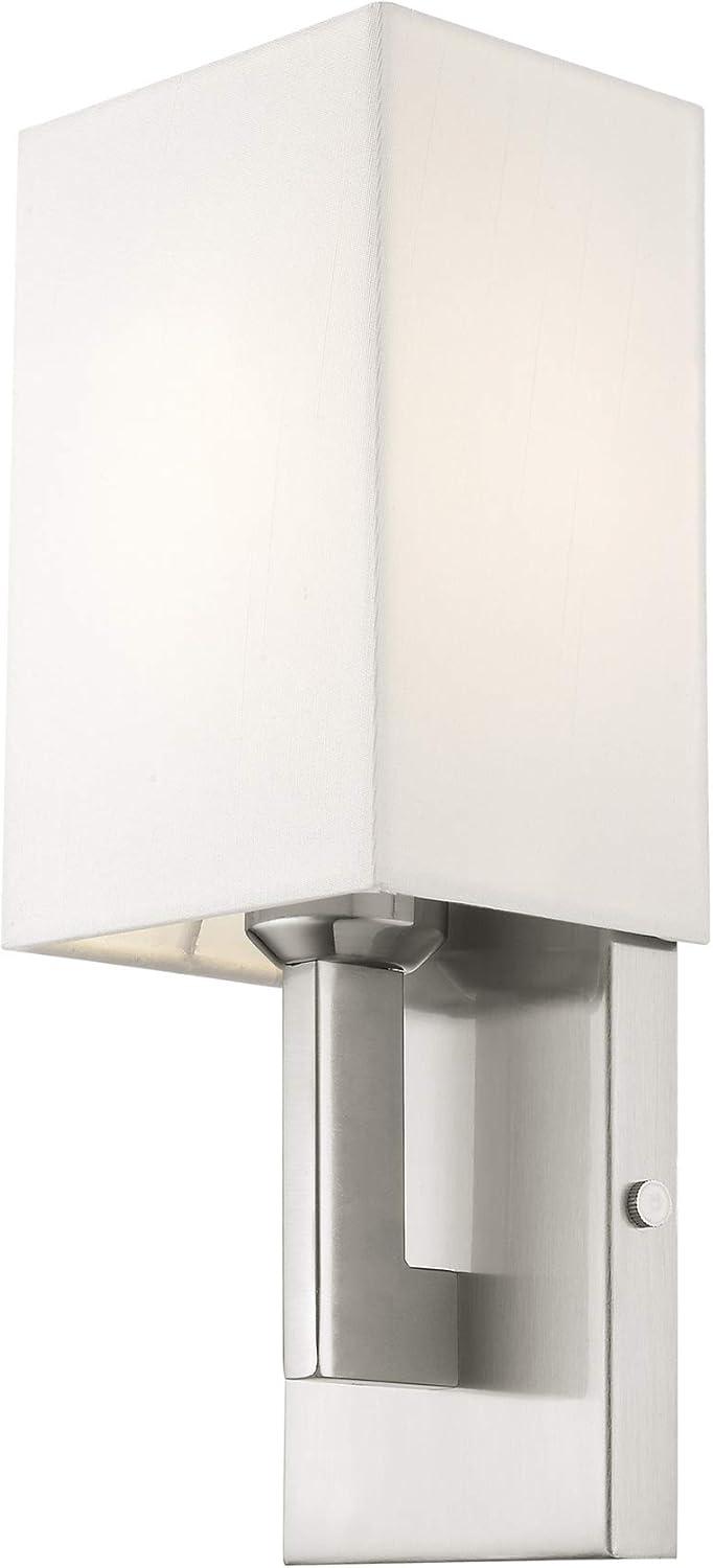 Livex Lighting Hollborn 1 - Light Wall Light in  Brushed Nickel