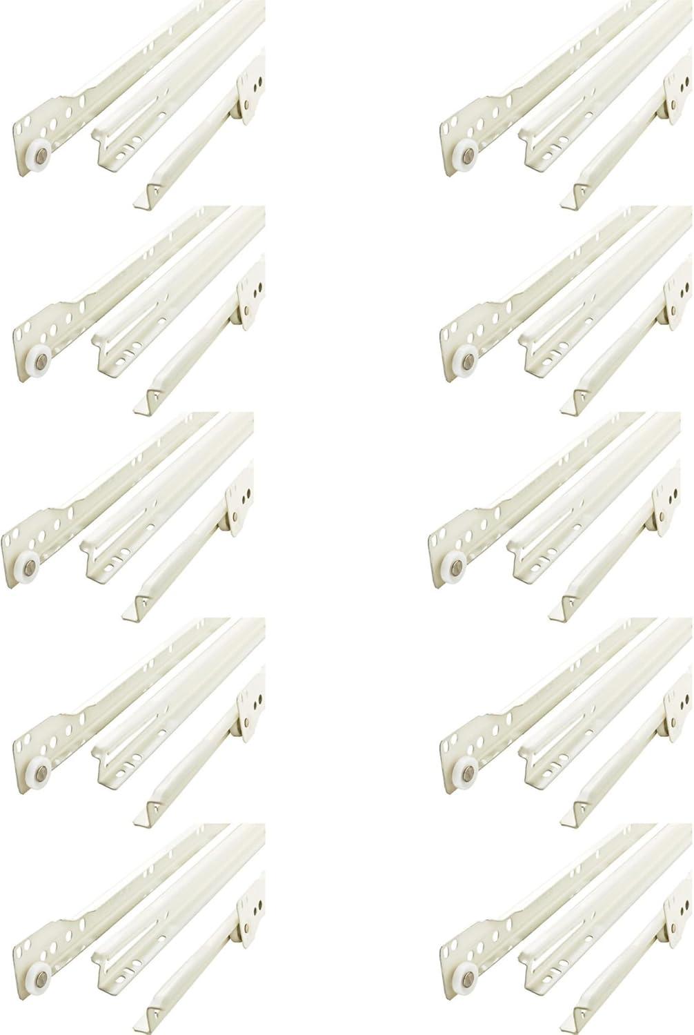 Franklin Brass Full Extension Bottom Mount Metal Drawer Slide (Set of 10)