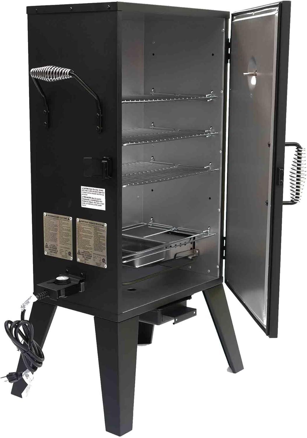 Grill Boss Electric Vertical Smoker with 531 Sq In Cooking Area, Black