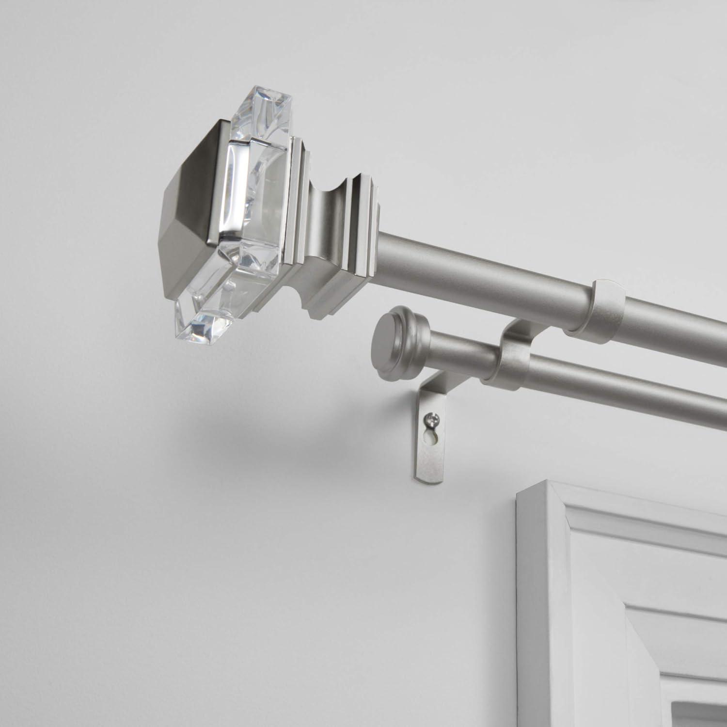 Exclusive Home Prism Double Curtain Rod