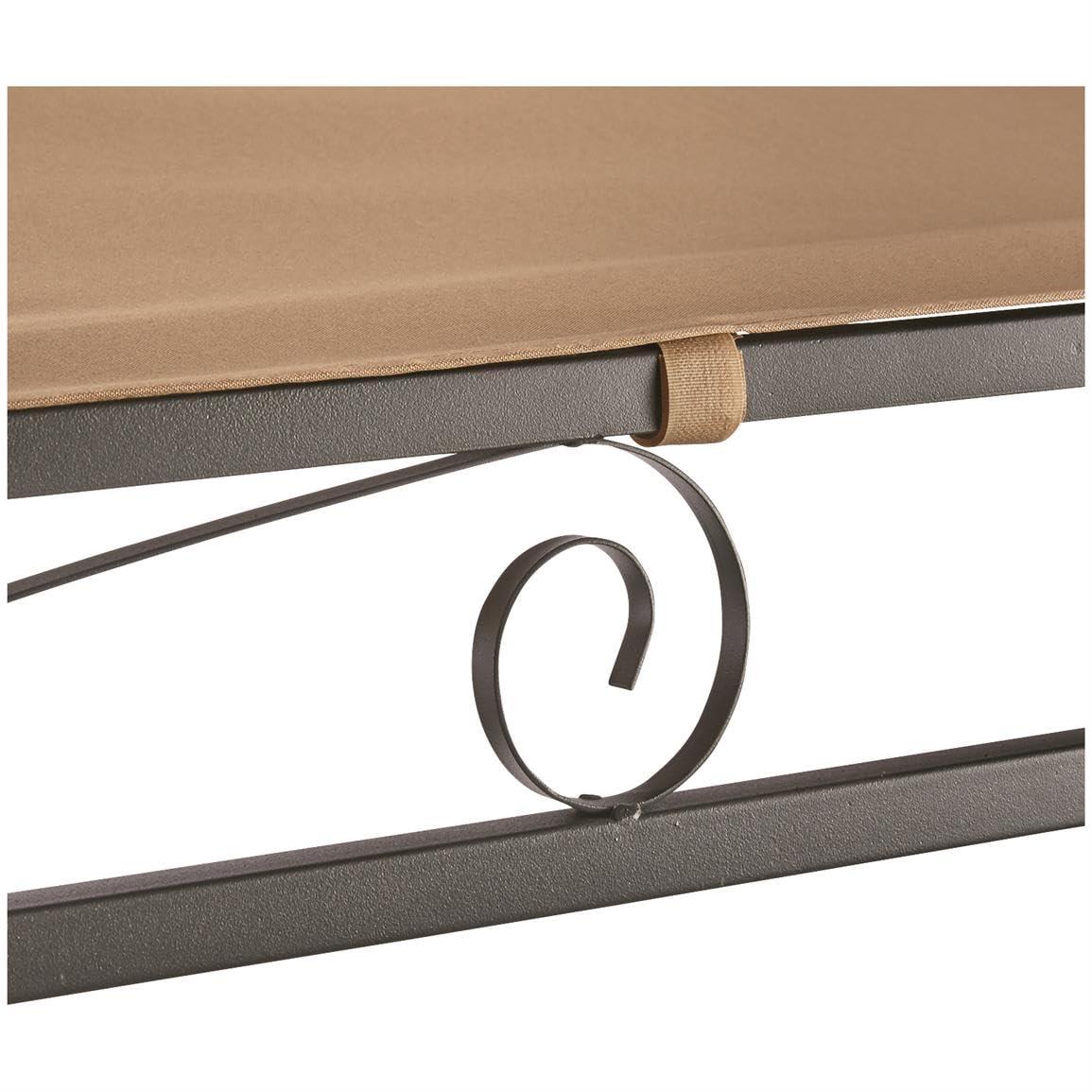 Tan 5' x 8' Steel Frame Outdoor Gazebo Canopy