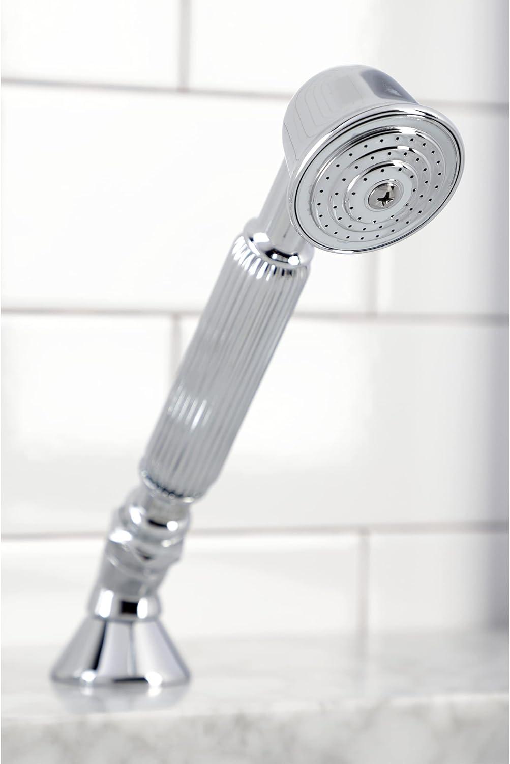 Kingston Brass Deck Mount Hand Shower with Diverter for Roman Tub Faucet