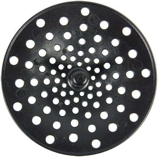 Daiosportswear Sink Strainer Kitchen Drain Household Black Stainless Steel Sink Filter Basket Sink Plug Vegetable Basin Water Blocking Accessories
