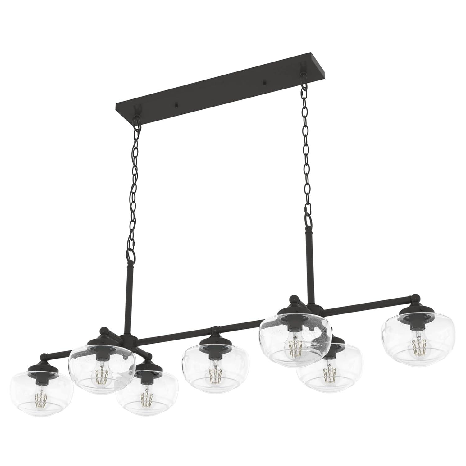 Saddle Creek 7 - Light Kitchen Island Linear Pendant