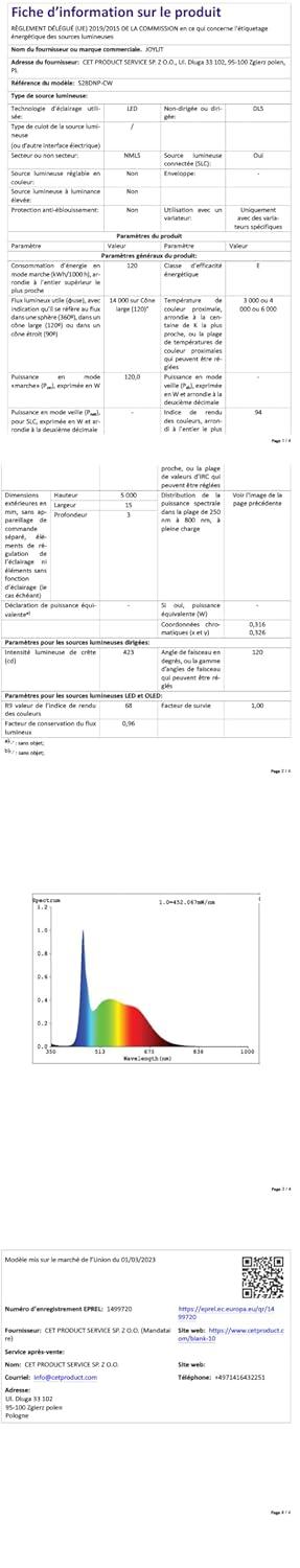 JOYLIT 24V LED Strip Warm White 3000K Dual Row 272LEDs/M 16.4FT, UL Listed Pro 792LM/FT CRI 92+ Dimmable Tape Lights 120W, 13000LM Ultra Bright Task Light Strip for Commercial, Home