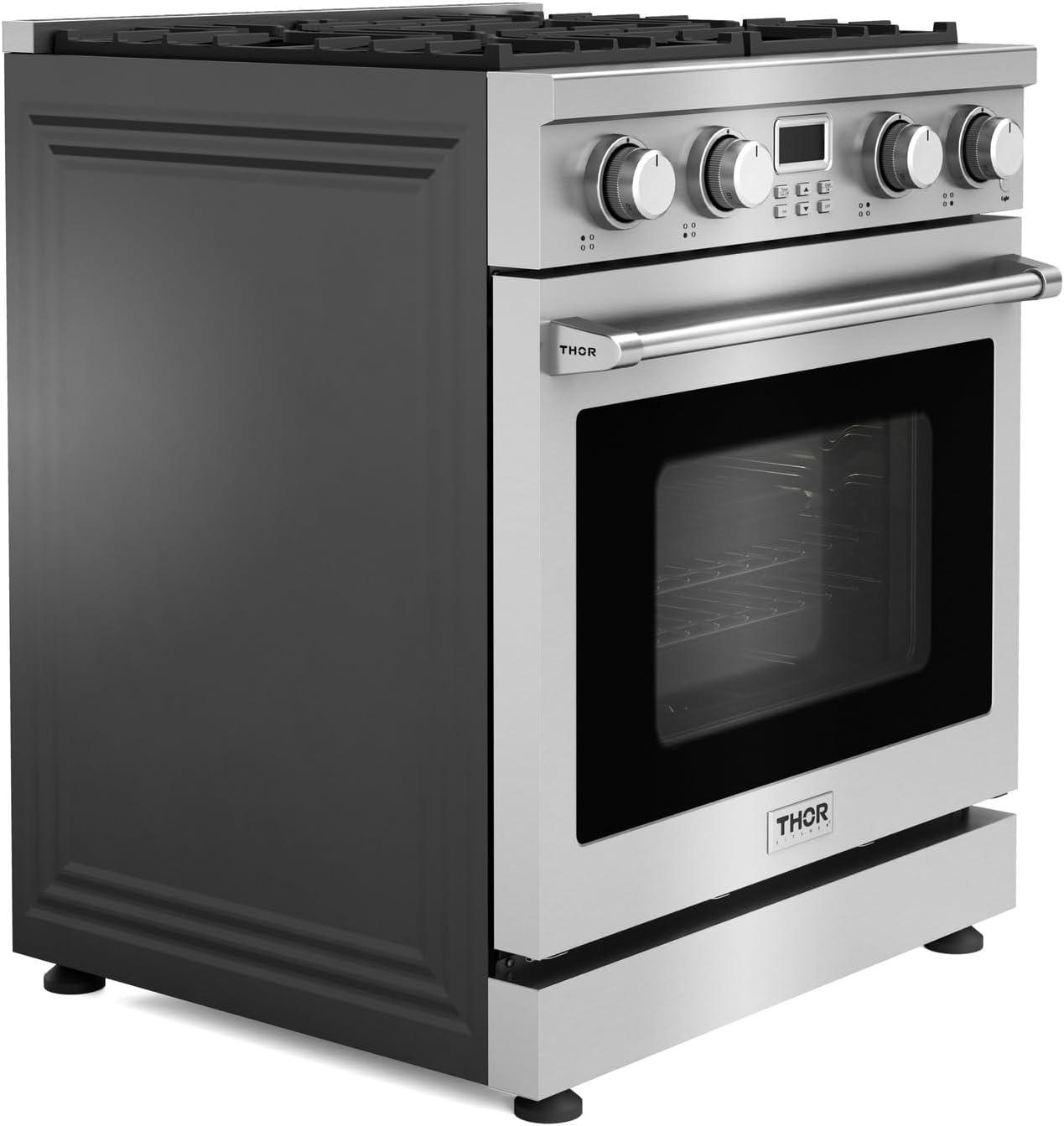 Thor Kitchen Arg30 A Series 30" Wide 4.8 Cu. Ft. Free Standing Gas Range - Stainless Steel
