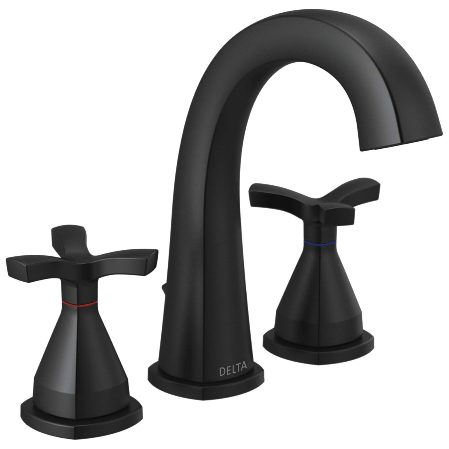 Stryke Widespread Bathroom Faucet with Drain Assembly and DIAMOND™ Seal Technology