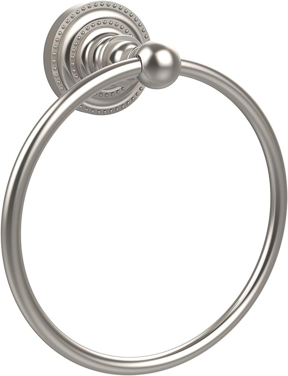 Satin Nickel 6-Inch Wall Mounted Towel Ring