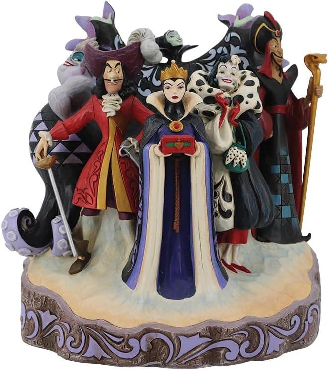 Jim Shore 8.0 Inch Mischief, Malice & Mayhem Villians Carved Figurines