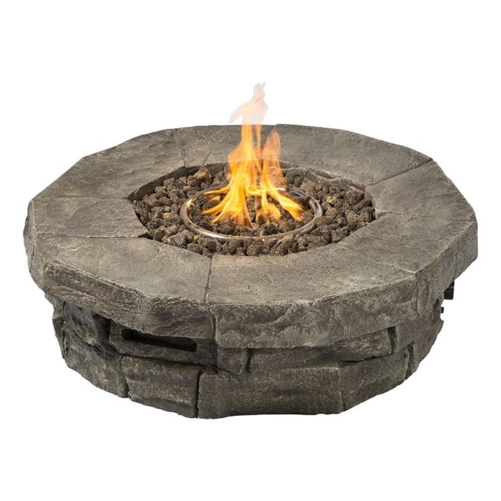 Loon Peak® Euron 12" H x 37" W Outdoor Fire Pit Table