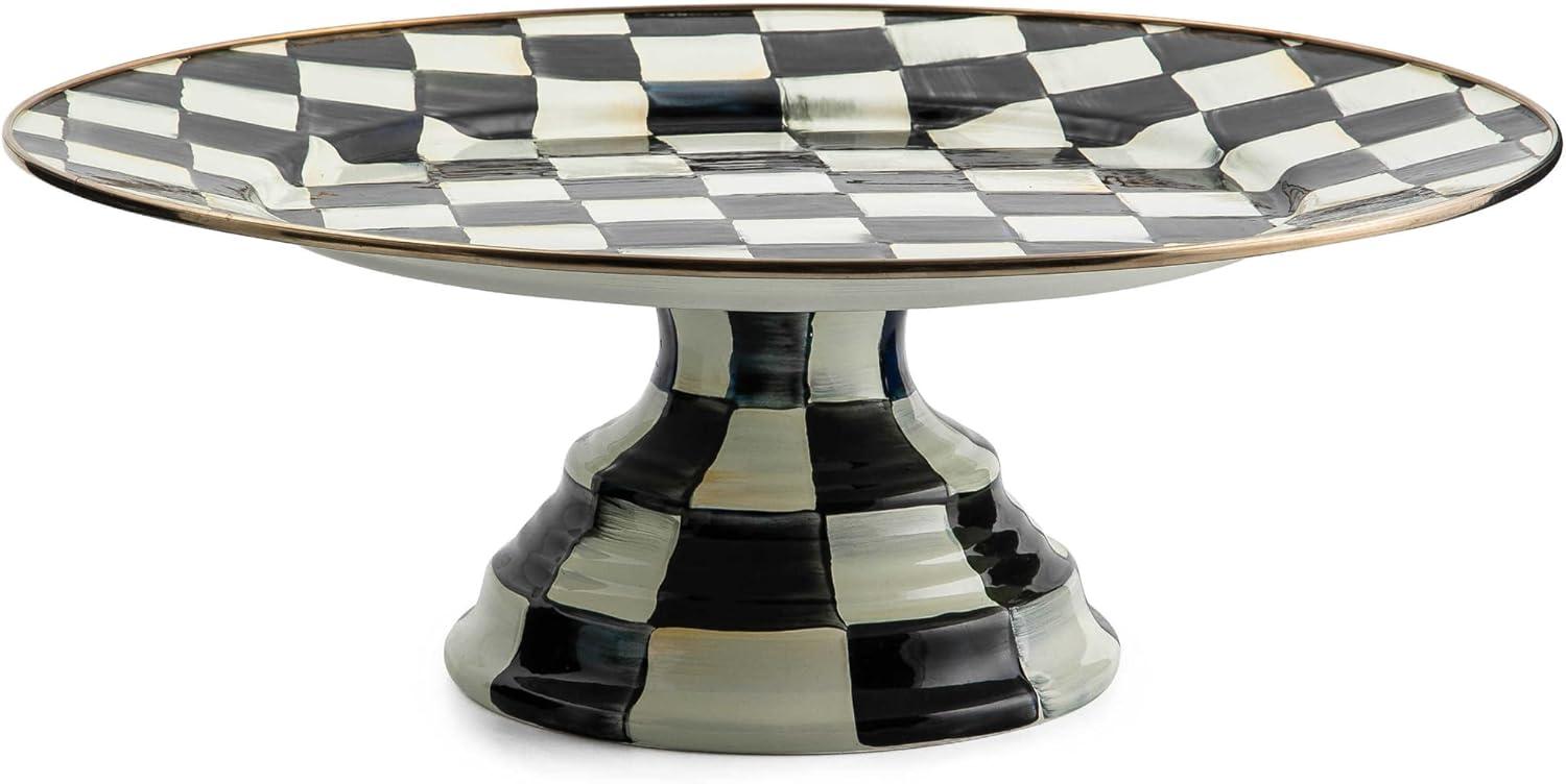 MacKenzie-Childs Courtly Check® Pedestal Platter