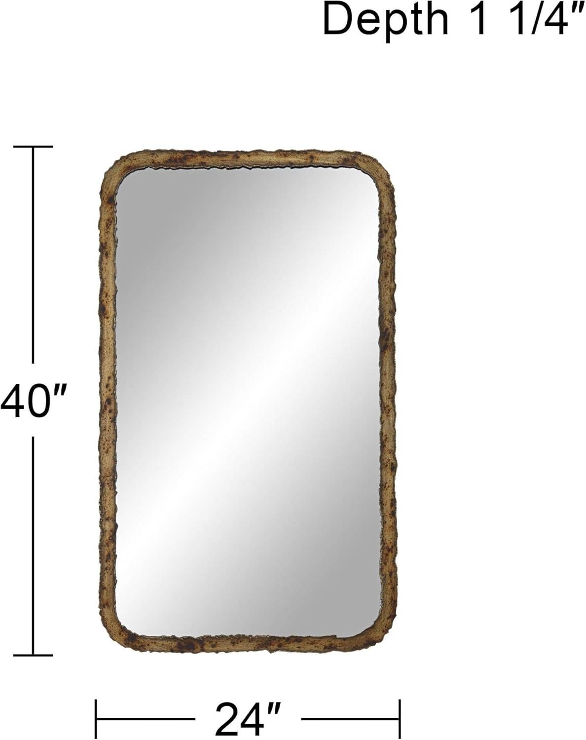 Uttermost Phelan Oxidized Bronze 24" x 40" Rectangular Mirror