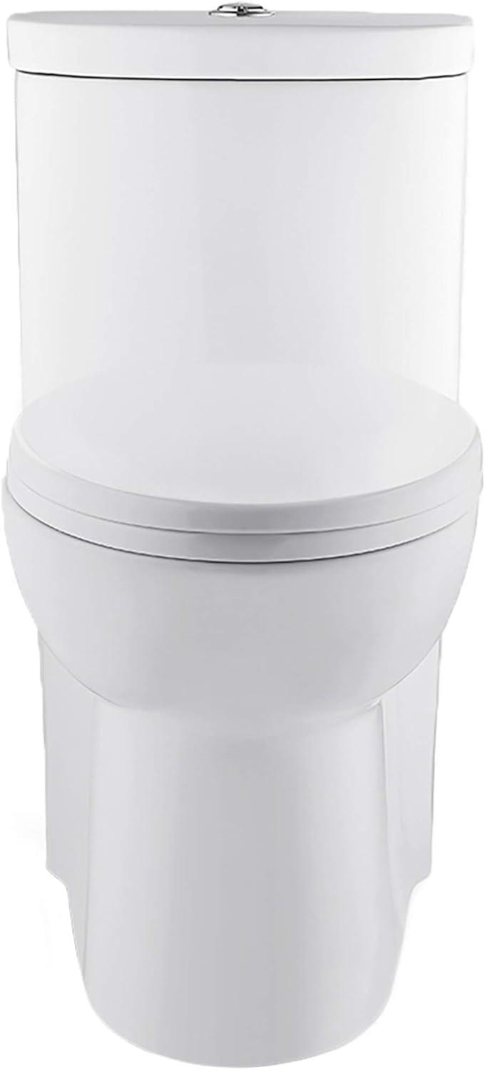 Sublime One-Piece Elongated Dual-Flush Handle Toilet 1.28 gpf