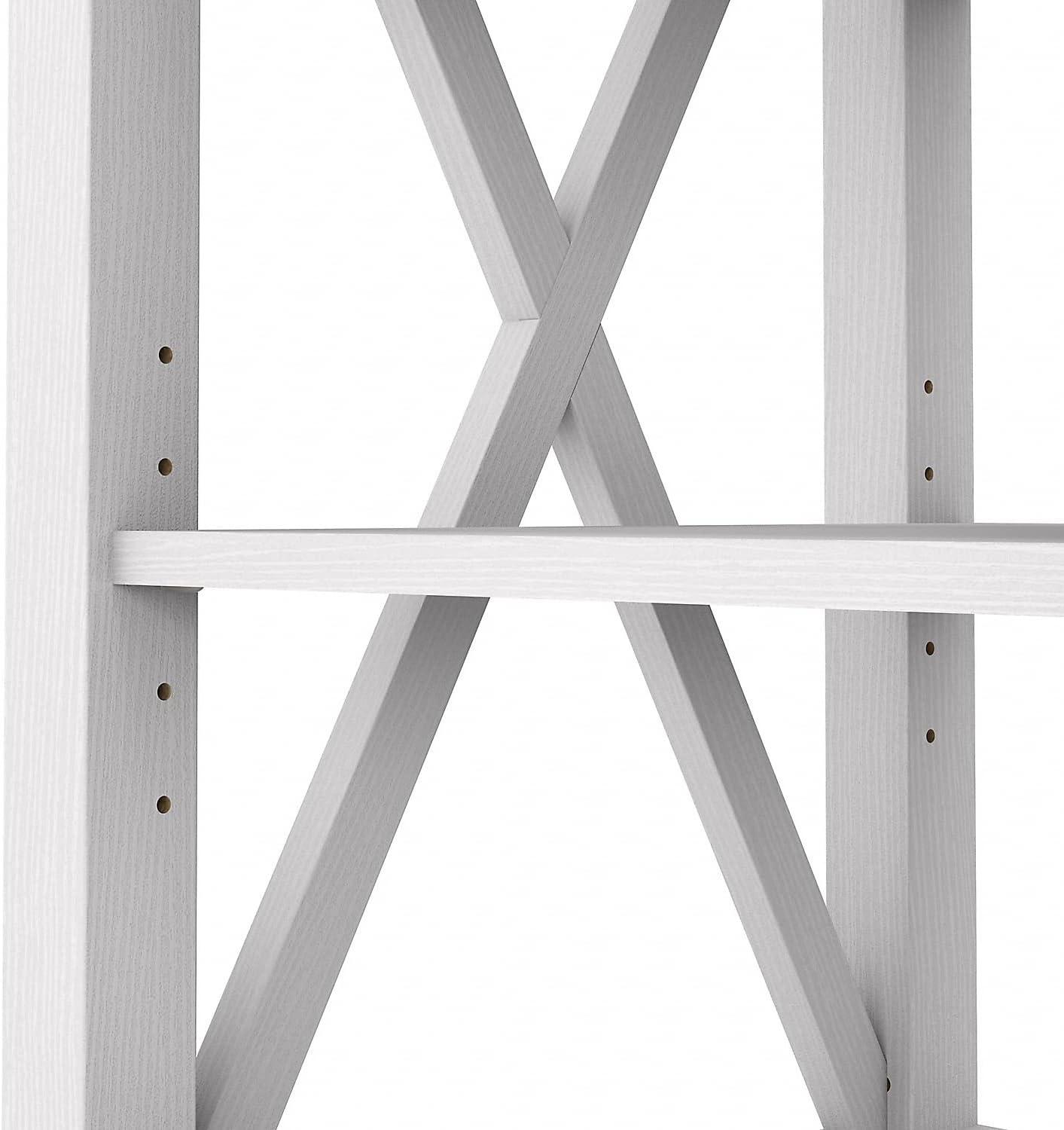 Key West Tall TV Stand for 65 Inch TV in Pure White Oak - Engineered Wood