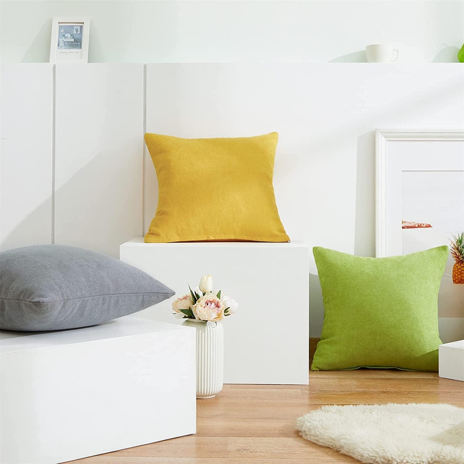 Square Chenille Pillow Cover (Set of 2)