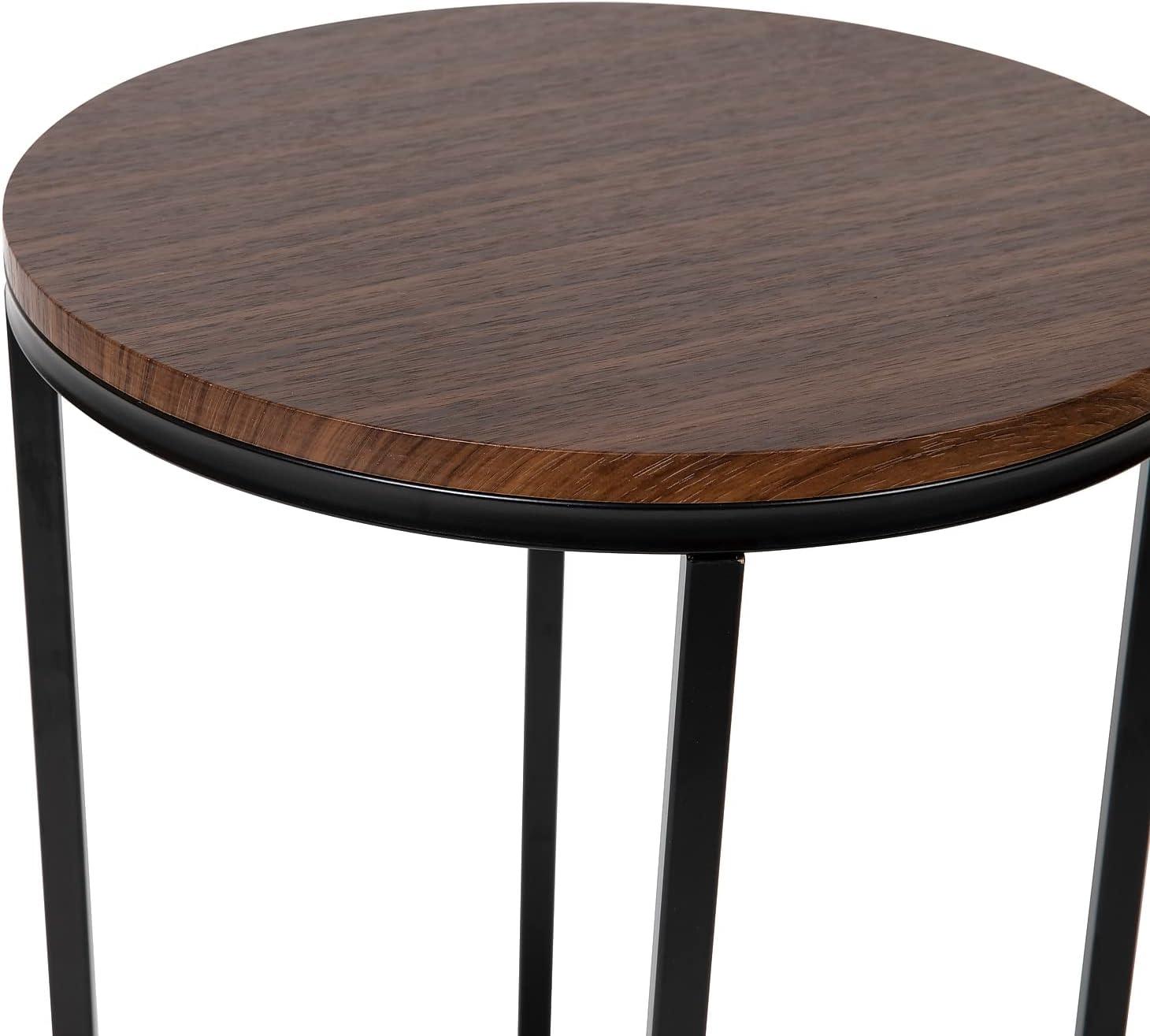 Flash Furniture Hampstead Collection End Table - Modern Laminate Accent Table with Crisscross Frame