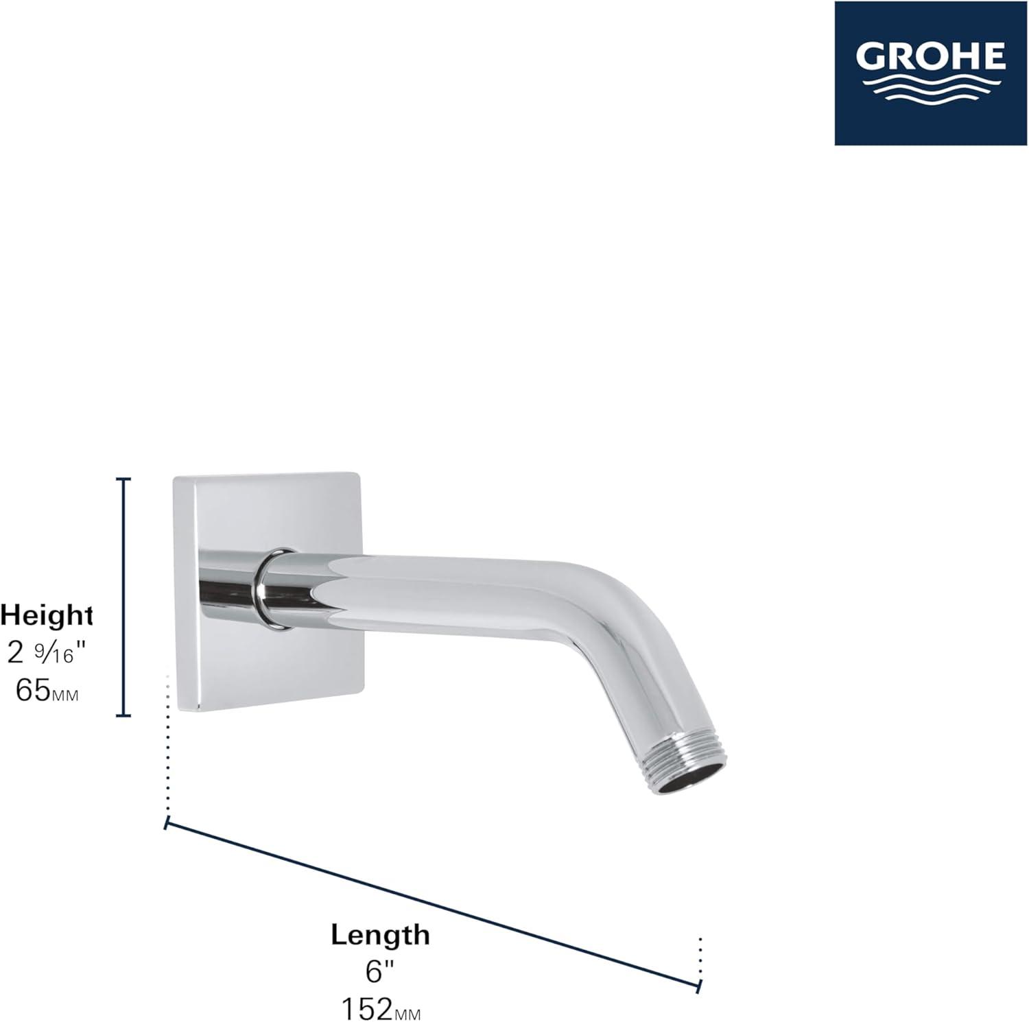 Eurocube Pressure Balance Rain Shower Set