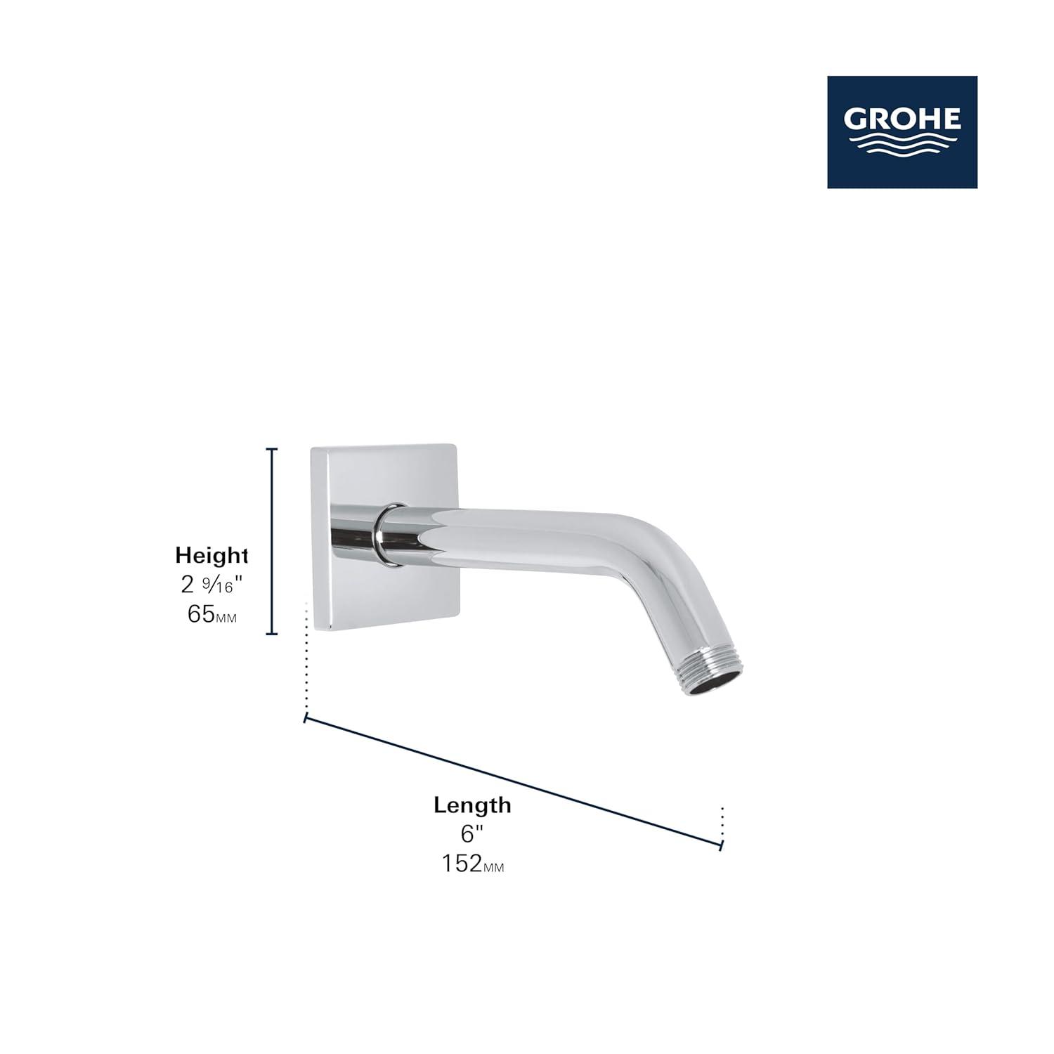 GROHE Eurocube Pressure Balance Rain Shower Set 29433000