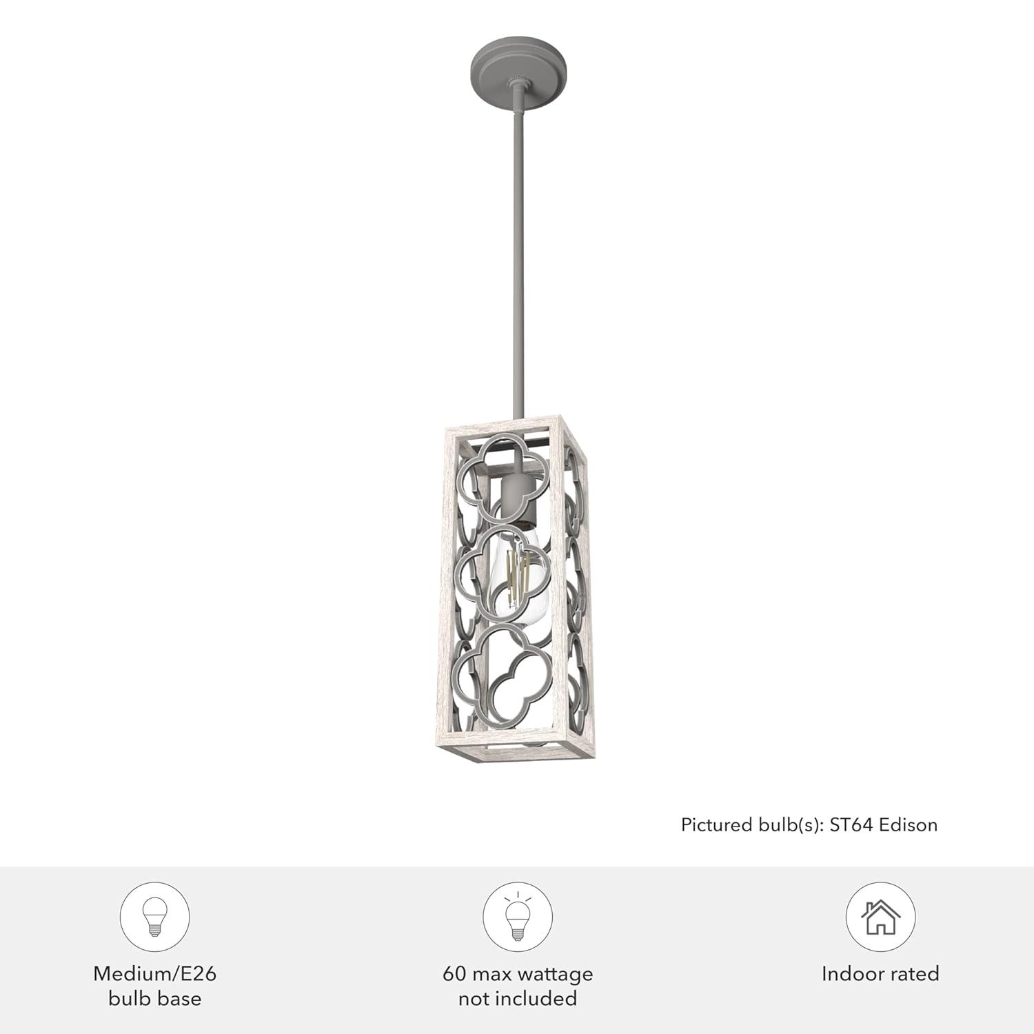 Gablecrest 1 - Light Single Rectangle Pendant