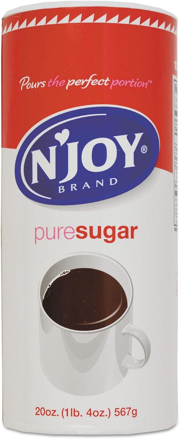 Njoy Sugar, 20 Oz. Canisters, Pack Of 3