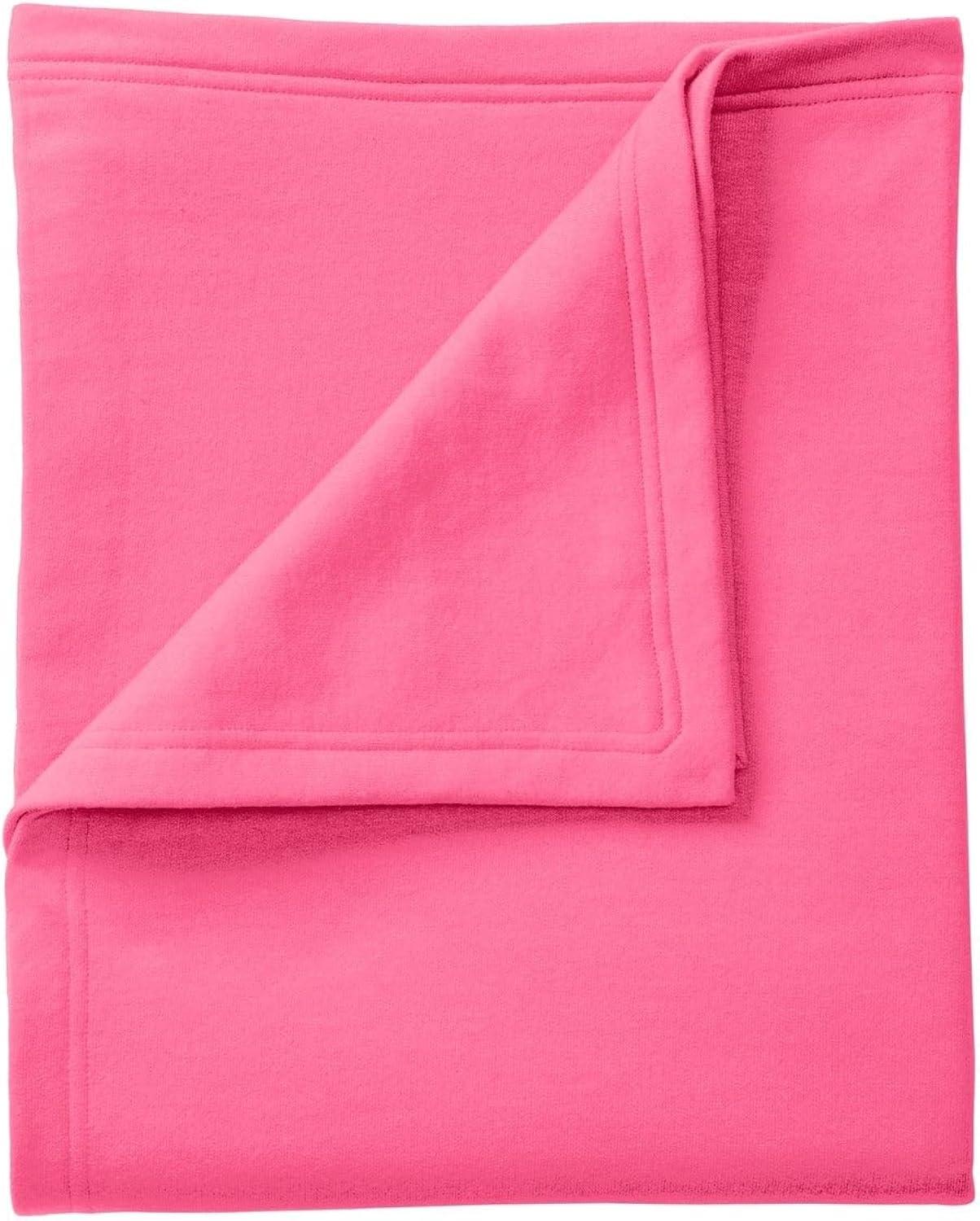Port & Company Core Fleece Sweatshirt Blanket - Neon Pink