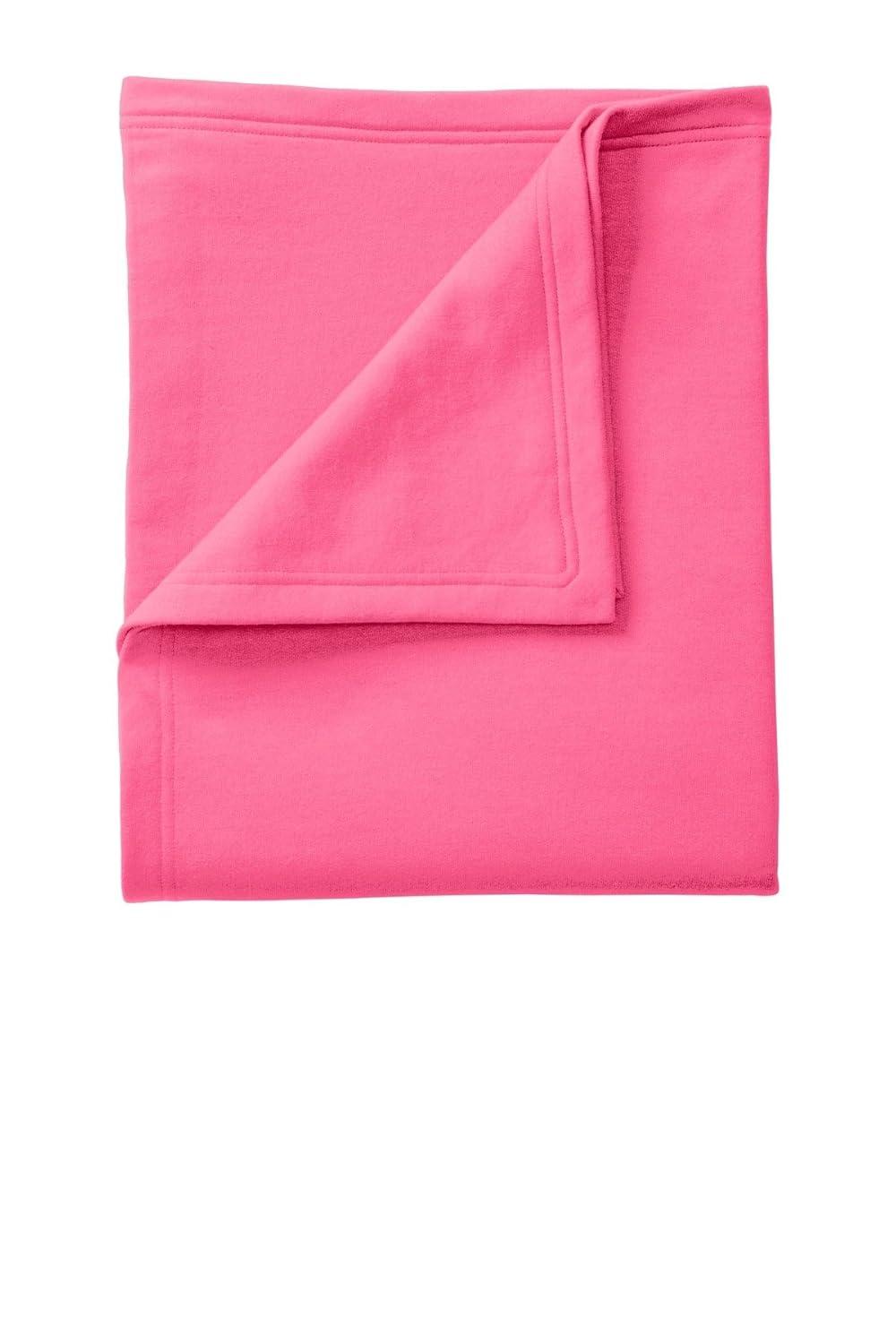 Port & Company Core Fleece Sweatshirt Blanket - Neon Pink