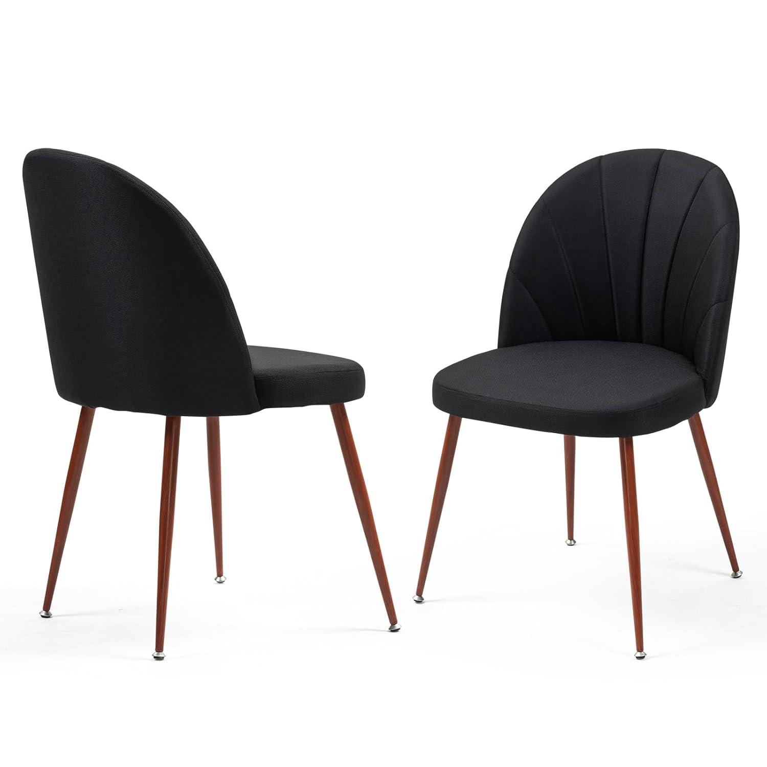 Everly Quinn Velvet Upholstered Stacking Side Chair (Set of 4)