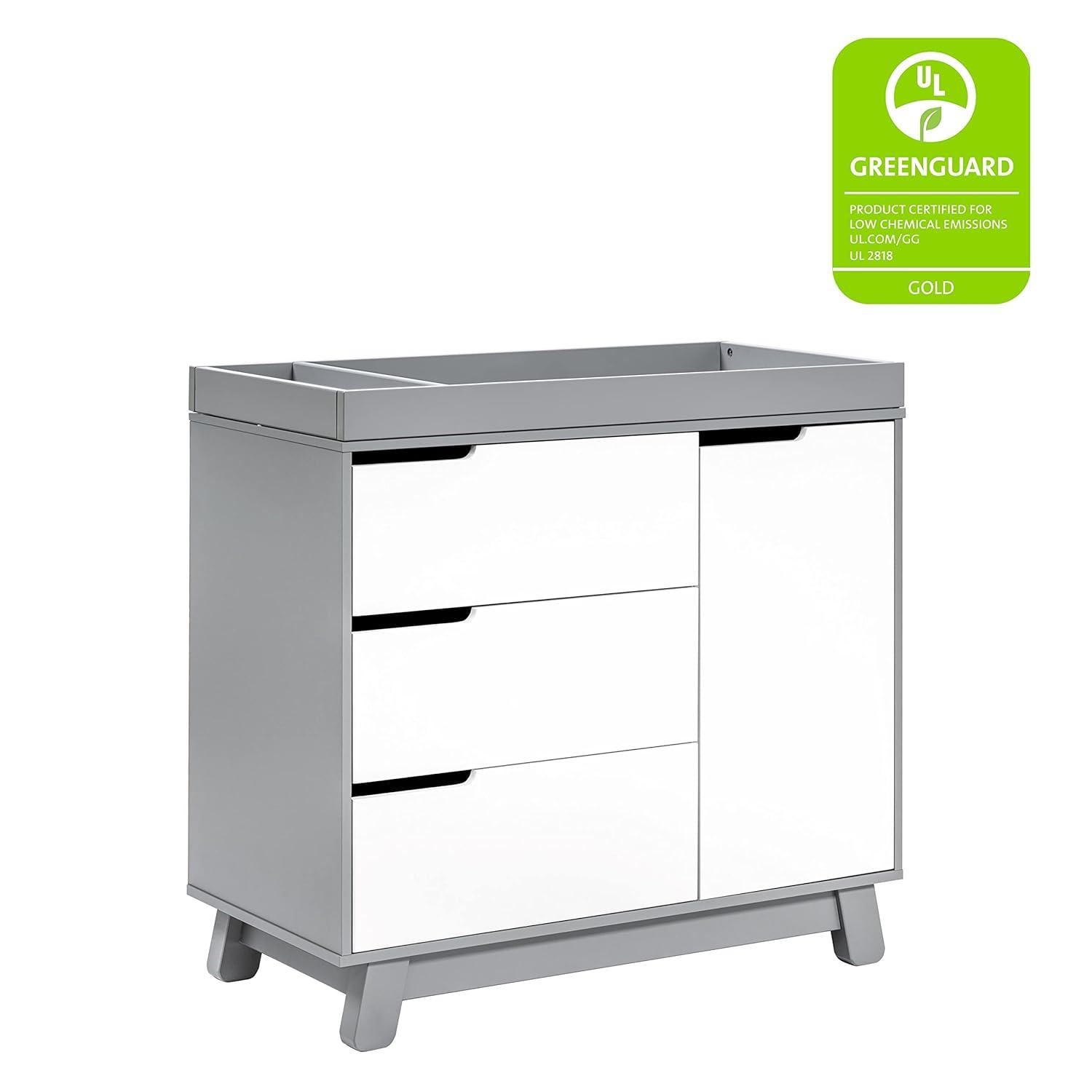 Hudson 3-Drawer Changer Dresser with Removeable Changing Tray