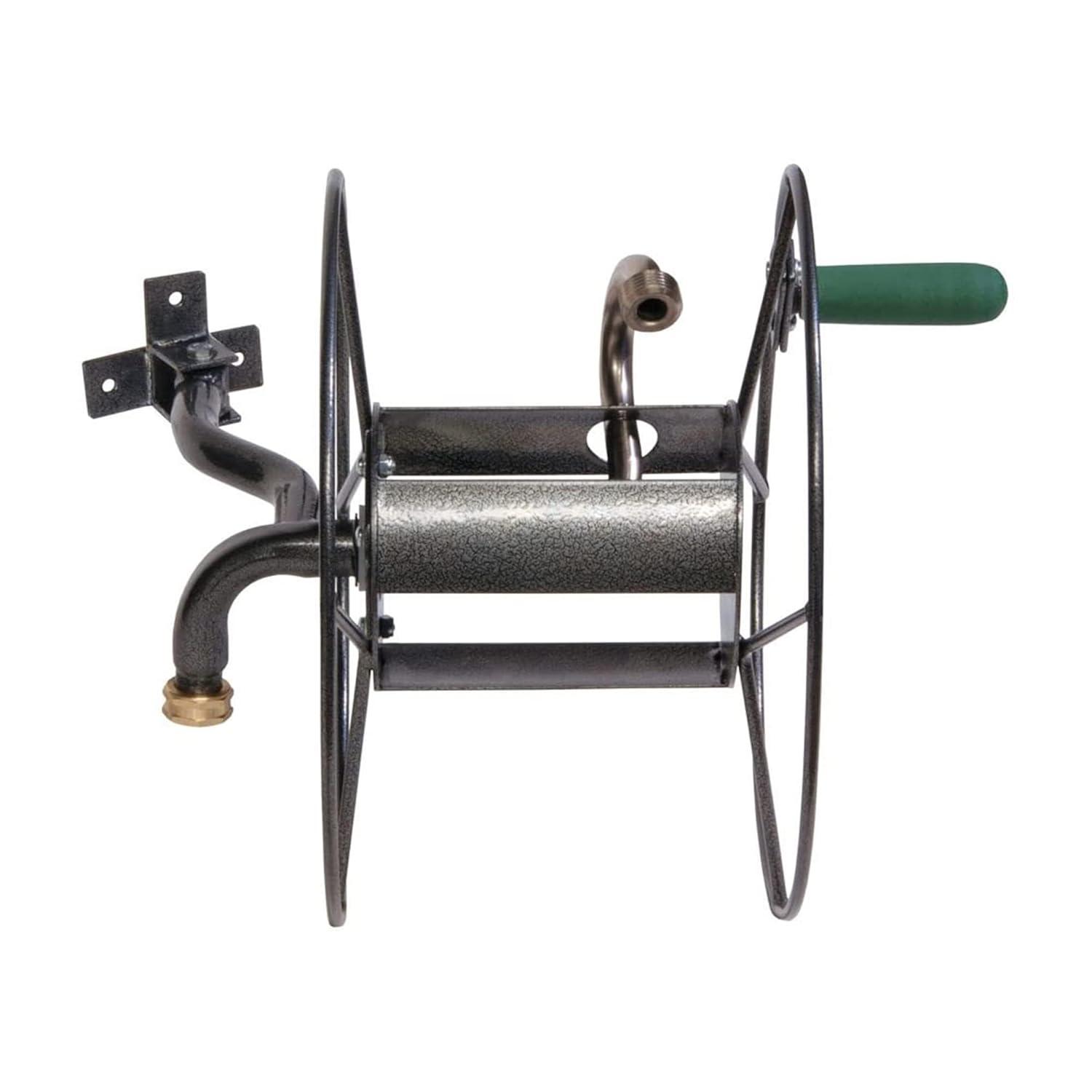 Yard Butler Yard Butler Mighty Reel Steel Wall Mounted Swivel Hose Reel - 75'