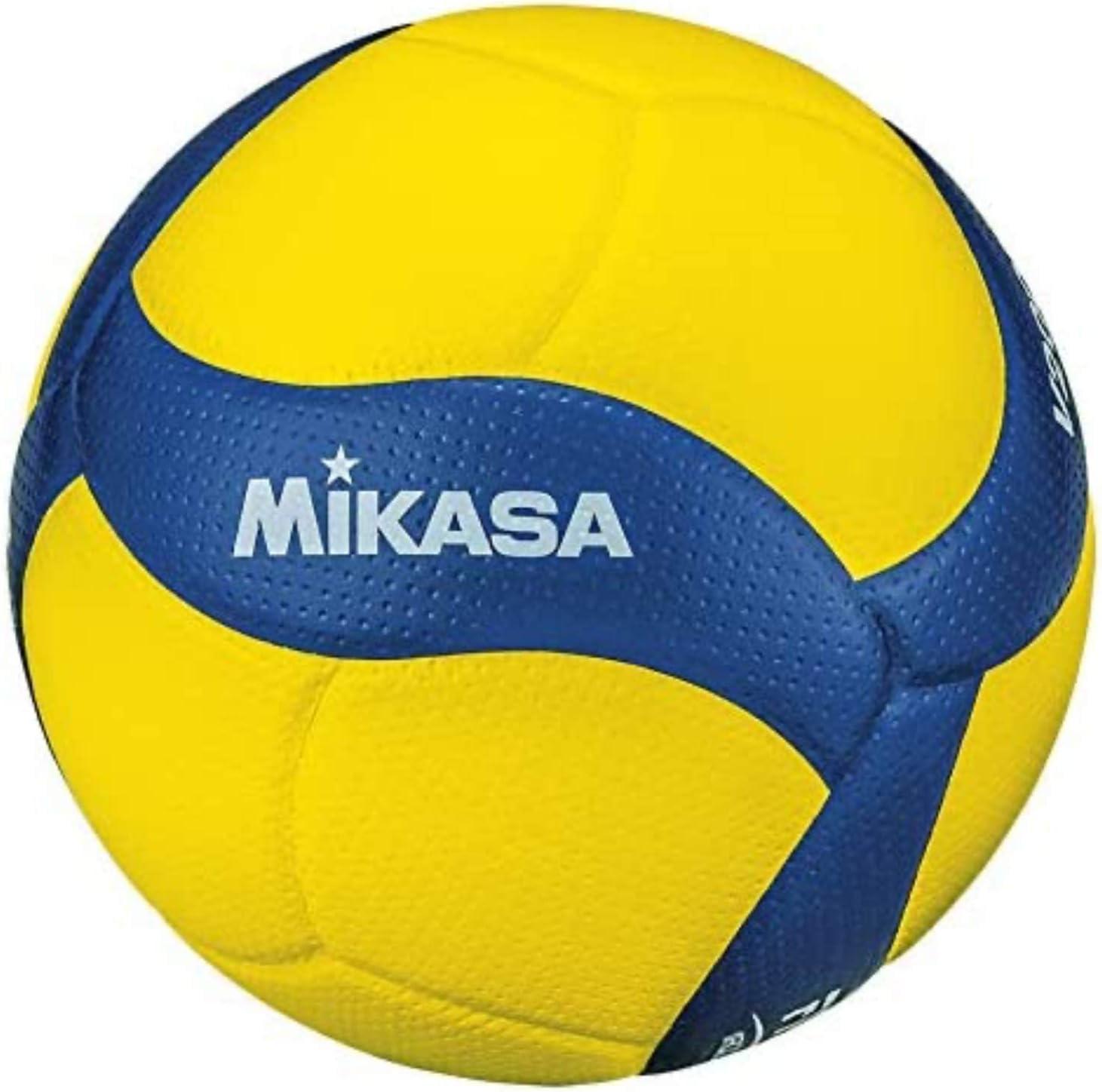 Official Size Yellow and Blue Microfiber Volleyball