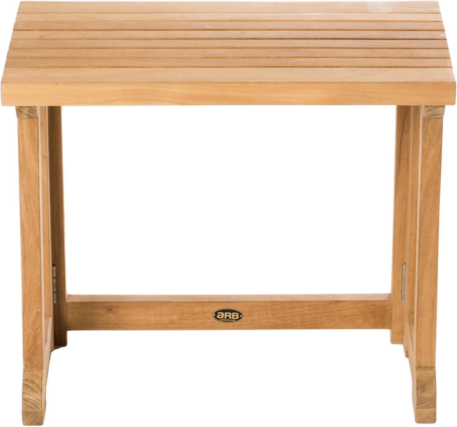 ARB Teak BEN561 Folding Shower Bench with Gateleg - 18 x 20 x 11.5 in.