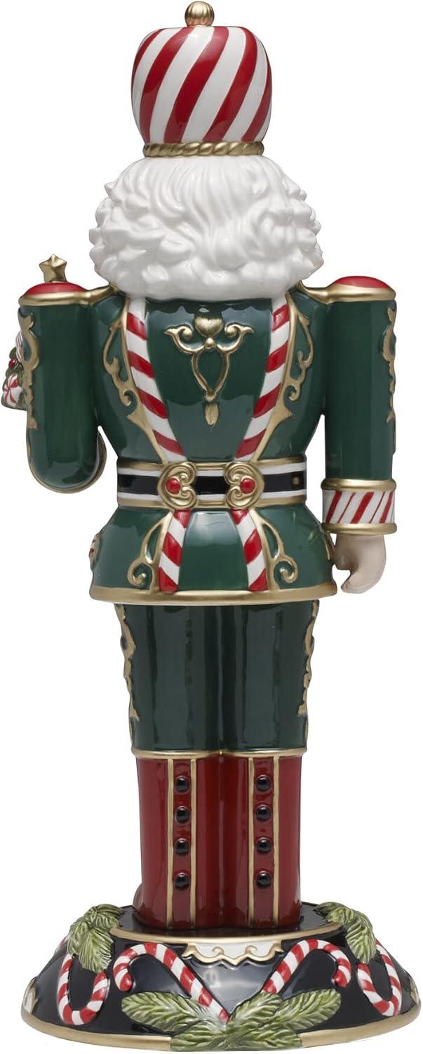 Fitz & Floyd Nutcracker Sugarplum King with Tree, 17 Inch, Multicolor