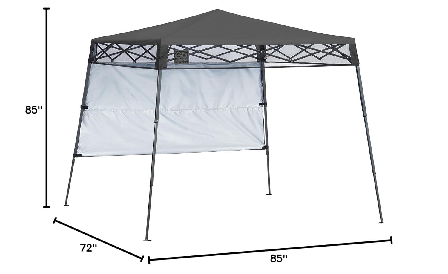 QuikShade Go Hybrid 6 Ft. W x 6 Ft. D Steel Pop-Up Canopy