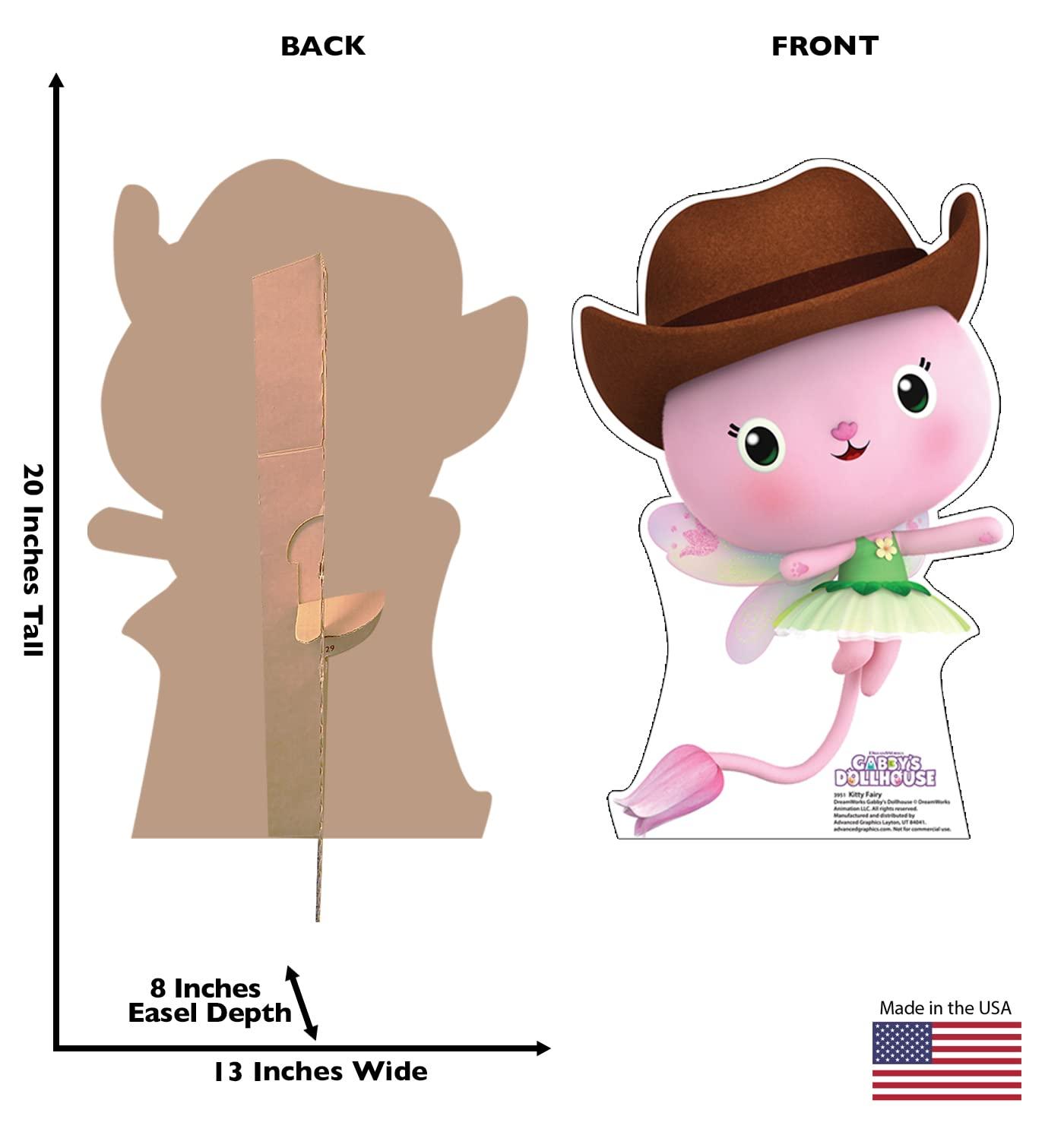 20 x 13 in. Kitty Fairy Cardboard Cutout - Gabbys Dollhouse