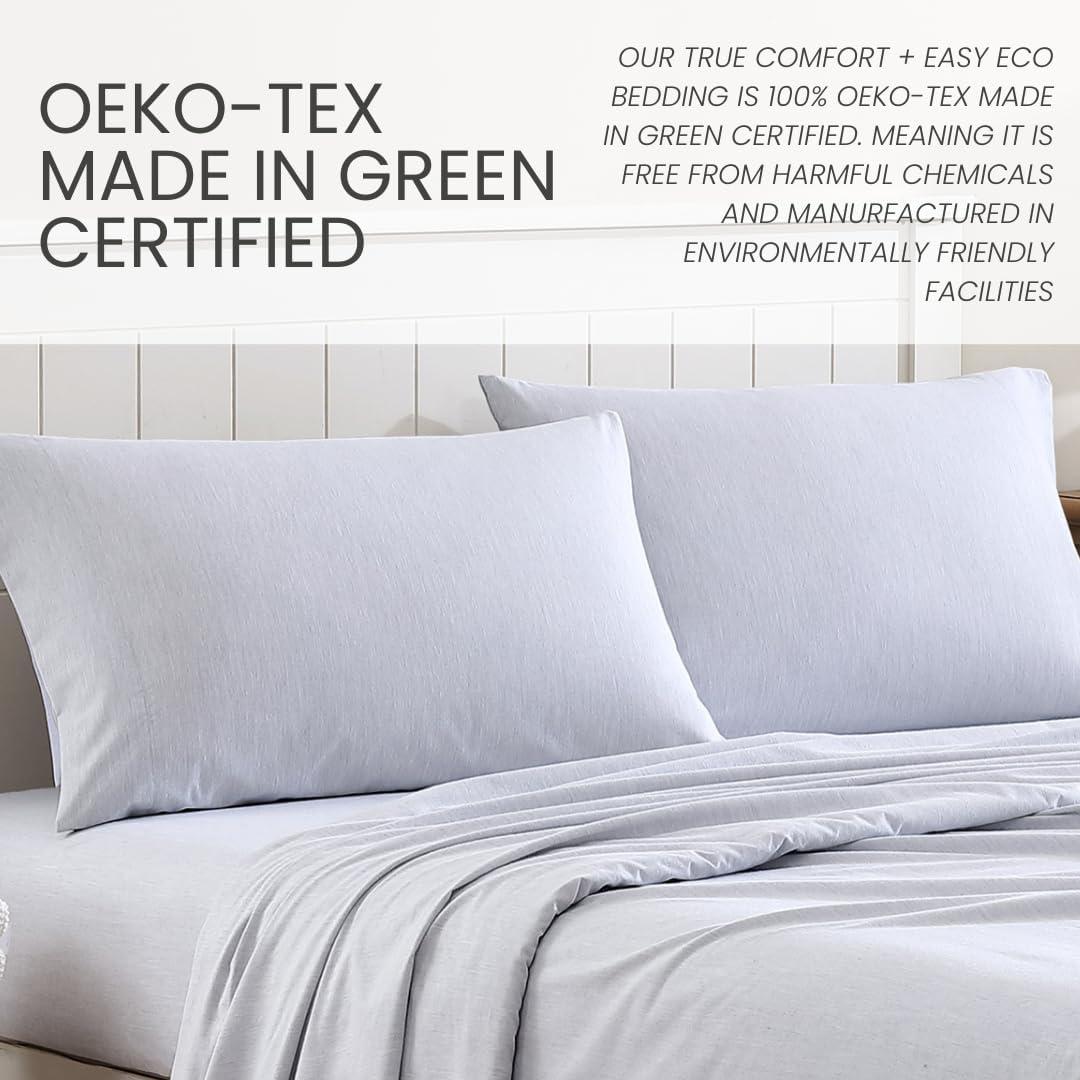 1888 Mills Easy Eco Cotton Blend Pillowcase Case Pack