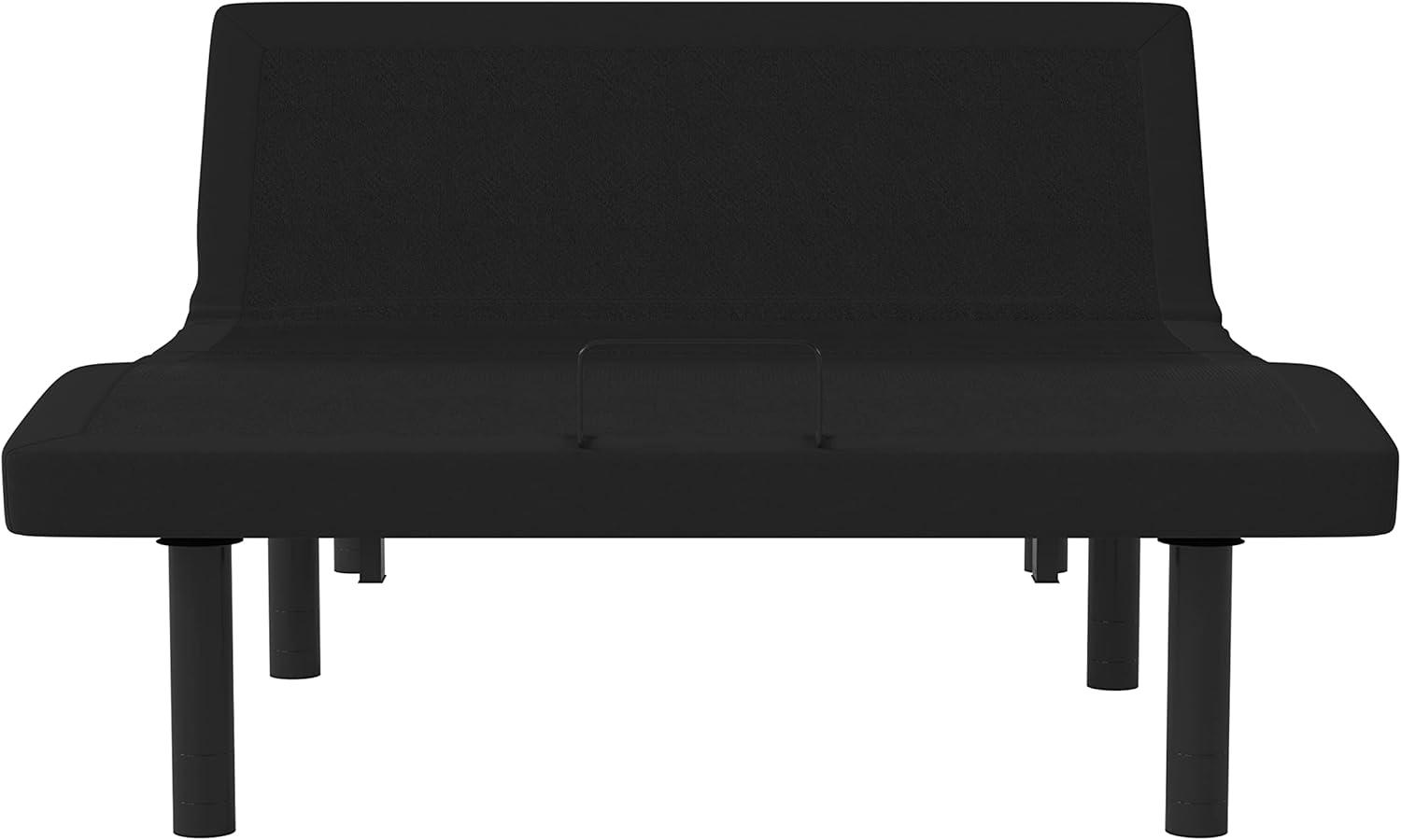 Flash Furniture Selene Motorized Adjustable Bed Frame, Black, Full